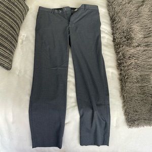 Banana Republic 32x30 Blue Checkered Suit Pants